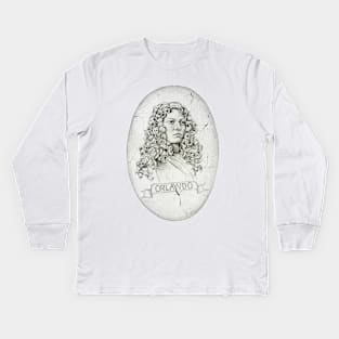 Orlando - pencil drawing Kids Long Sleeve T-Shirt